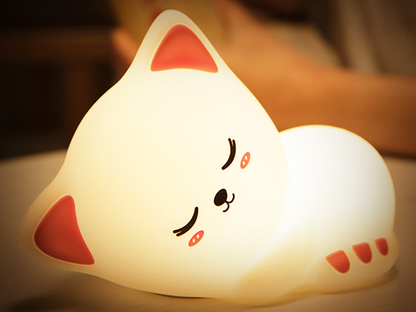 Sleeping Cate Lamp--Tap Control Night light