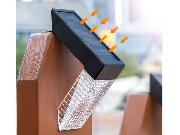 Solar steps lamps